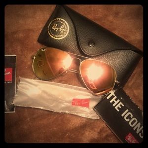 Ray-Ban mirrored sunglasses